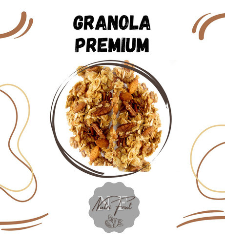 Granola Premium 1kg 100% Natural Con Almendra Nutri Frut C/c 0