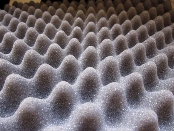 Espumas Acústica Kit C/65 Placas 50cmx50cmx3cm Caixa De Ovo 1