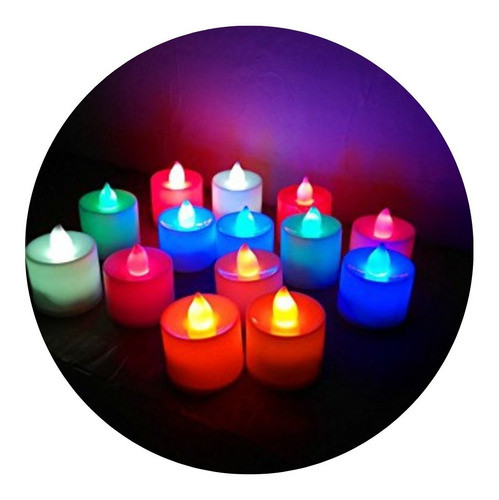 Vela Luz Led Alta X3 U Multicolor 1