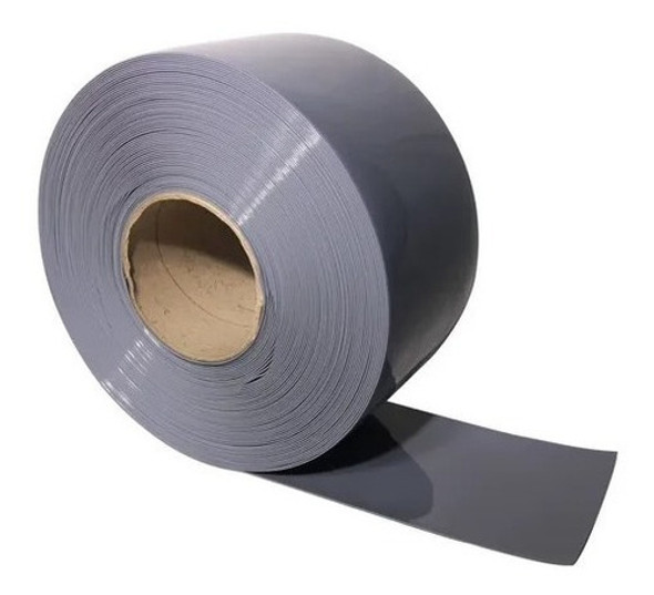 Rolo Cortina Pvc Standard Cinza Opaco 2,0 X 200mm X 20,00mt 0