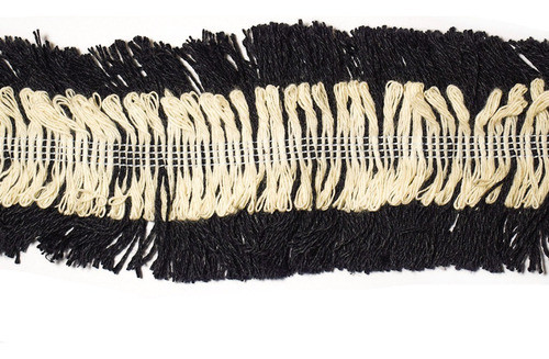 Fleco Montado Doble, Base Marron Chocolate, Centro Algodón 0