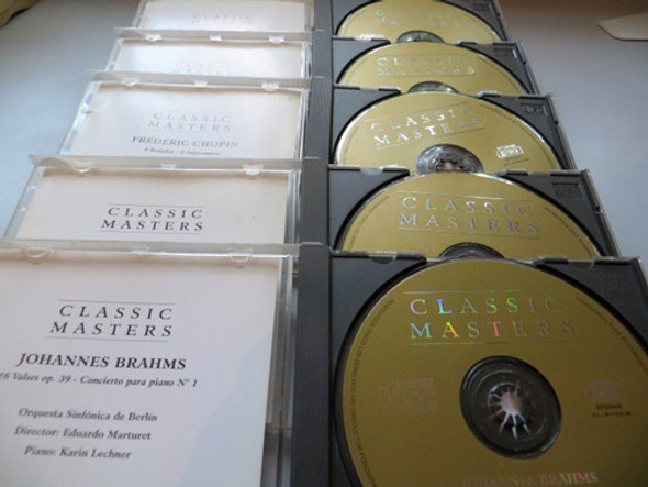 Classic Masters 6 Cd Folio Chopin Brahms Beethoven Y Otros 1