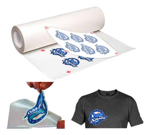 Vinilo Textil Sublimable Brillante Tela Oscura Moritzu 0