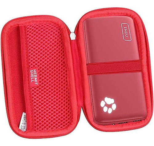 Estuche De Viaje Duro Para Cargador Portatil Iniu Rojo 0