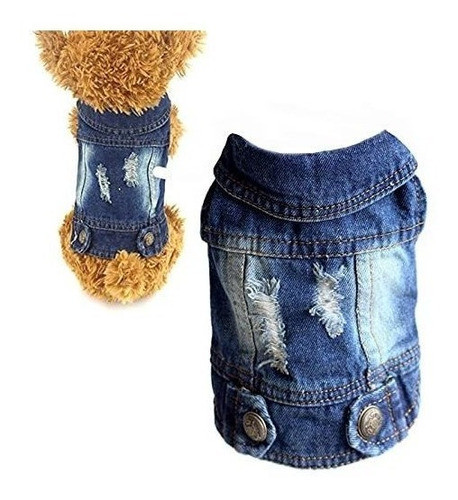 Doggyzstyle Chaleco Para Perro Chaqueta Vaquera Capucha Chaq 0