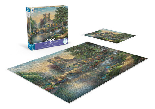 Thomas Kinkade Capilla De Madera De Sauce Willow Wood Chapel 1