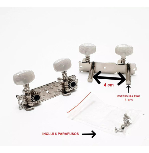 Tarraxa Para Cavaquinho Mxt Pino Fino 54.2.211 1