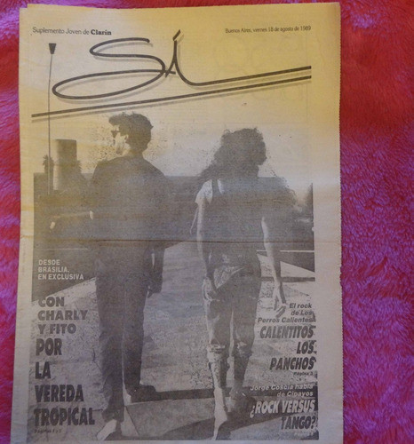 Suplemento Si 89 Charly García Fito Paez Batato Urdapilleta 0