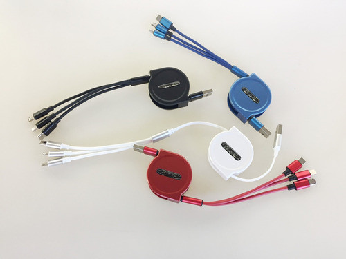 Cable Para Cargar 3 Celulares iPhone/samsung/android/huawei 0
