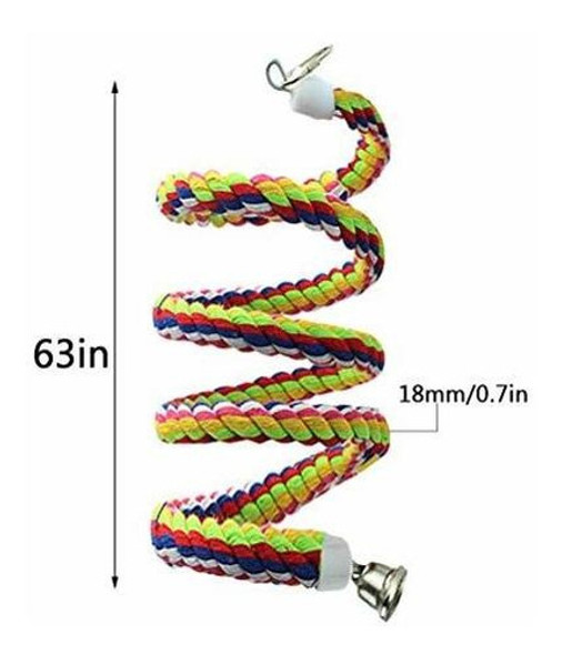 Leebuty Cuerda De Perca Para Pajaros, Juguete Para Pajaros 1