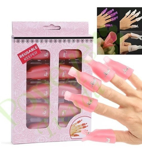 Capuchon Removedor Extracción Uñas Esculpidas Gel Acrílico 0