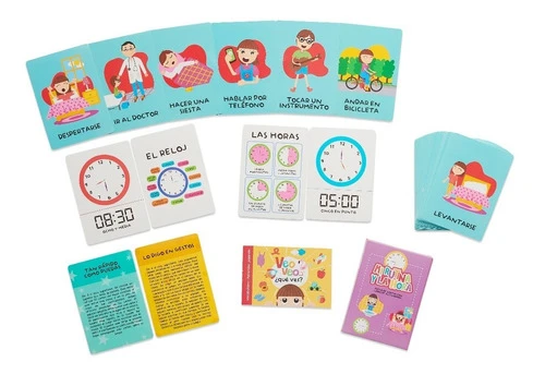 Juego De Cartas Didácticas Mi Rutina Y La Hora Niños 1
