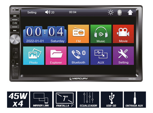 Pantalla 7 Pulgadas Mirror Link Para Hyundai Creta 2017 2019 1