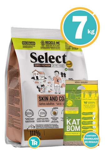Ración Select Gato Adulto Skin Coat + Regalo + Envio Gratis 0