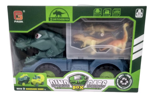 Camión Con 2 Auto Dinosaurios, En Bolsa 1