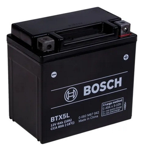 Bateria Honda Cg 150 / New Titan 150 Bosch Btx5l / Ytx5l-bs 1