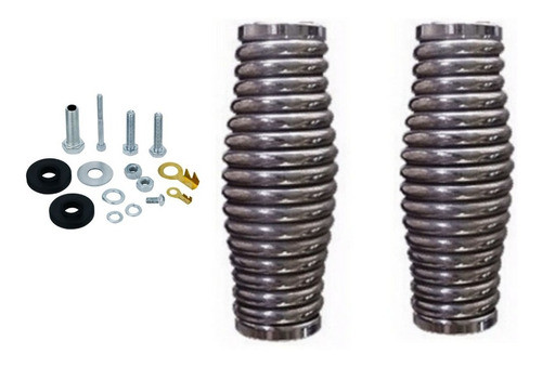 Kit 2 Mola P/antena Maria Mola Px Caminhão Cromada Ap5320 0