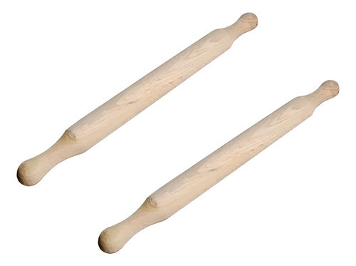Set X 2 Palo De Amasar Madera Macizo Mango Fijo 5 Cmx50 Cm 0