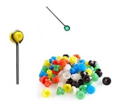 Grommet Tattoo Tatuagem 100 Unidades Borracha Para Batedor 0