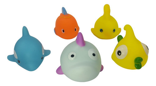 Juguetes Gomas Muñecos Bañera Chifle Colores Baño 0