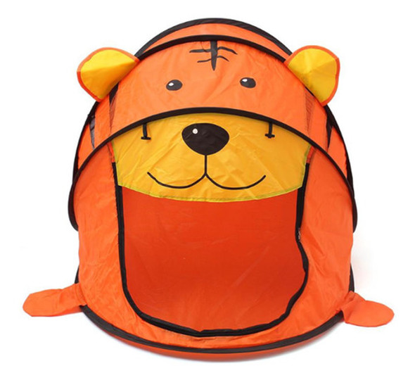 Casita Carpa Infantil Niños Plegable Pop Up Tigre Mt08987 0