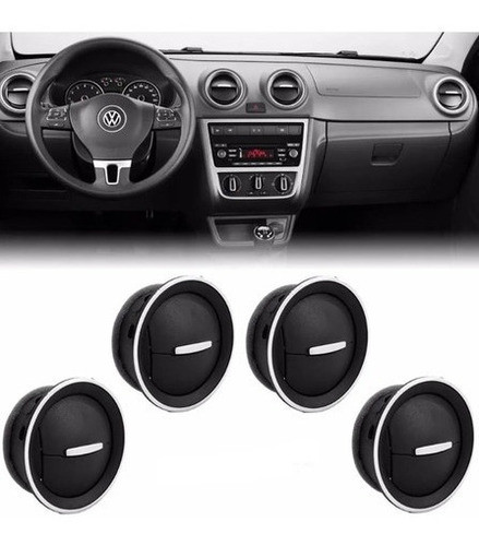 Saida De Ar Tela Grade Painel Vw Gol Voyage Saveiro G4 G5 G6 1