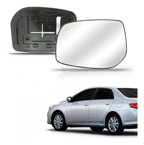 Lente Espelho Retrovisor Corolla 2008 A 2014 Le Original 0