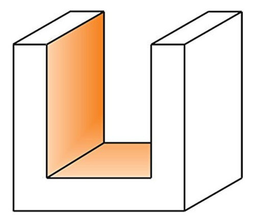 Cmt 19051711 Carburo Sólido Updowncut Mortal Espiral Bit 12i 1