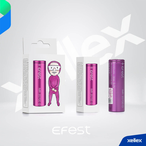 Pila Imr 20700 Efest 3.7v 3100mah 30a Alta Desc - 2 Unidades 1