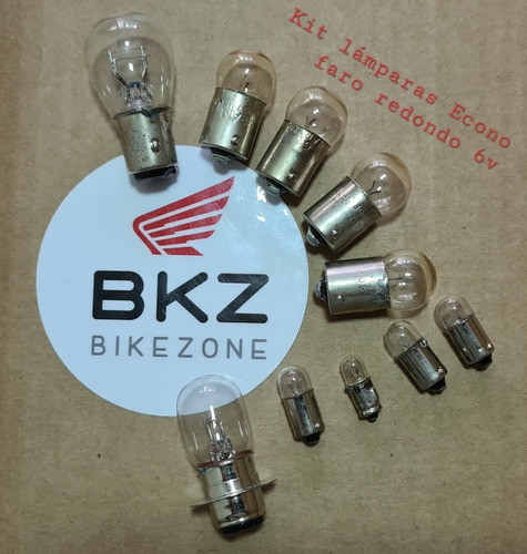 Kit Lamparas Alternativas Honda Econo Power C90 F/r 6v Bkz 0
