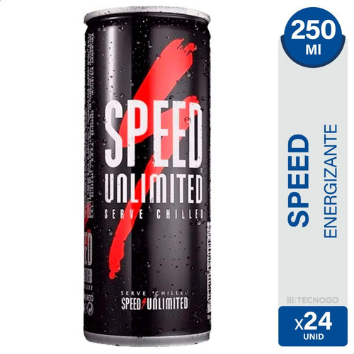 Speed Energizante Unlimited Lata Original Pack X24 Unidades 0