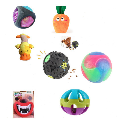 Brinquedos Para Cachorros Pequeno E Médios Com 6 Peças 0