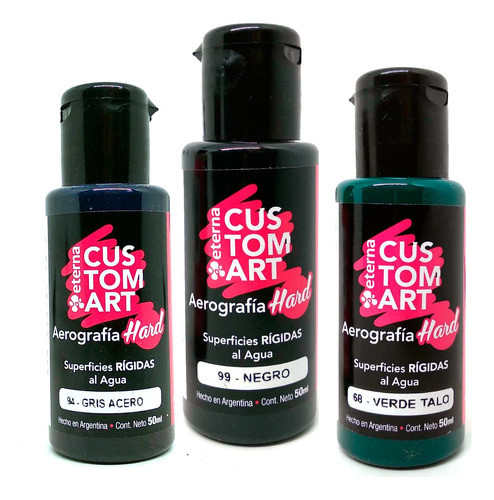 Pintura Aerografia Eterna Custom Hard Para Aerografos X3 0