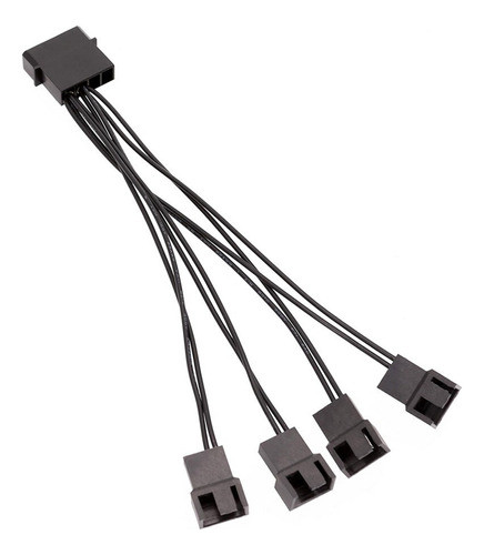 5 Cabo Multi Fan Hub Splitter Molex Cooler 3 4 Pinos 0