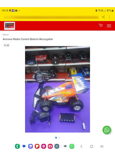 Arenero  Radio Control Bateria Recargable 1
