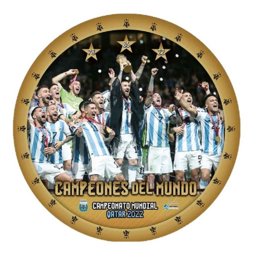 Plato Descartable Cartón - Afa - Selección Argentina X 8 U. 0