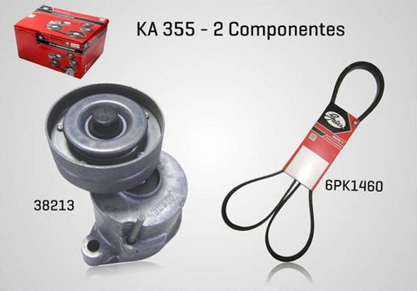 Kit Correa Auxiliar Y Tensor Chevrolet Corsa/celta 1.4 0