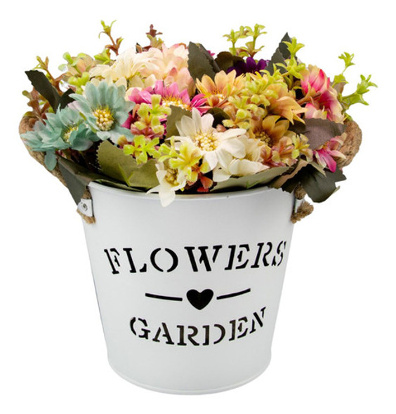 Decoração Vaso Cachepô Metal Flowers Garden E Arranjo Flores 0 Decoração Vaso Cachepô Metal Flowers Garden E Arranjo Flores 0