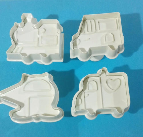 Cortantes Con Eyector Para Fondant Medios De Transporte 1