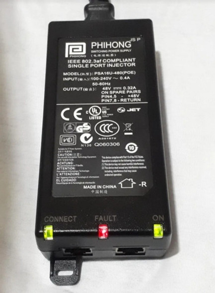Fonte Power Poe Phihong Injector 15.4w Psa16u-480 Poe 0