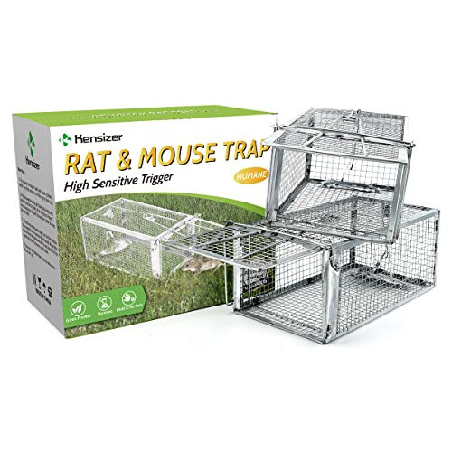 Trampa Ratas Roedores Pequeños Para Atrapar Y Liberar 0