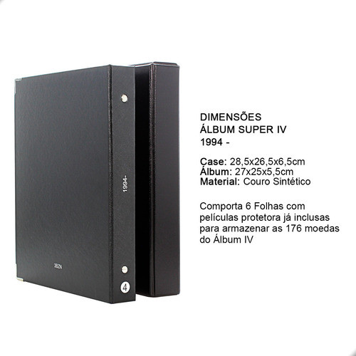 Álbum Moedas De Luxo Nº 4 República Real 1994 - 2023 Pro 1