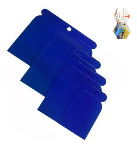 Espátulas Plásticas Set X 4 Enduir 0