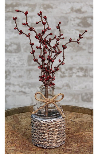 Cwi Gifts 6-piece 9-branch Pip Berry Picks Set, 12 Pulgadas, 1
