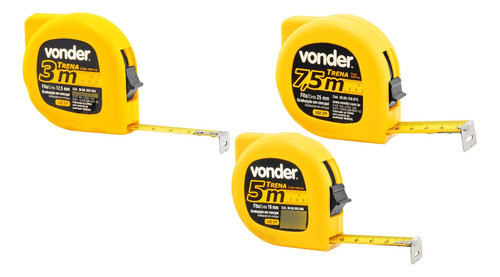 Kit Trena Vonder 3, 5 E 7,5m - 3pçs 0