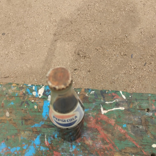 Antigua Botellita De Pepsi  Cola Con Su Contenido Original 1