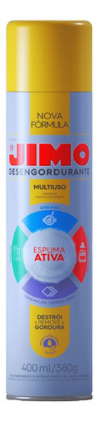 Limpador Desengordurante Multiuso 400ml Jimo Limpeza Pesada 0