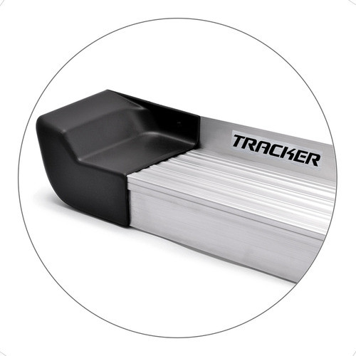 Estribo Prime Alumínio Natural Modelo Adesivo Tracker 2019 1