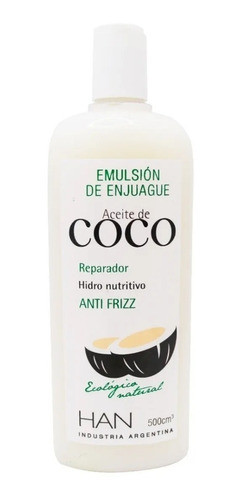 Han Emulsión De Enjuague Aceite De Coco Reparador 500ml 0