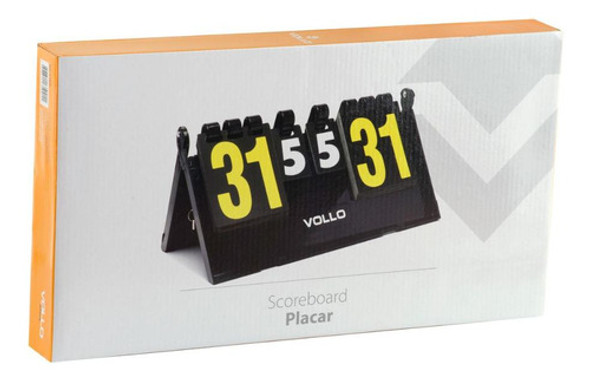 Placar De Mesa Contador Manual Dobravél 31 Pontos 7 Sets 1